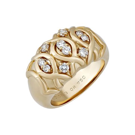 christian dior ring gold